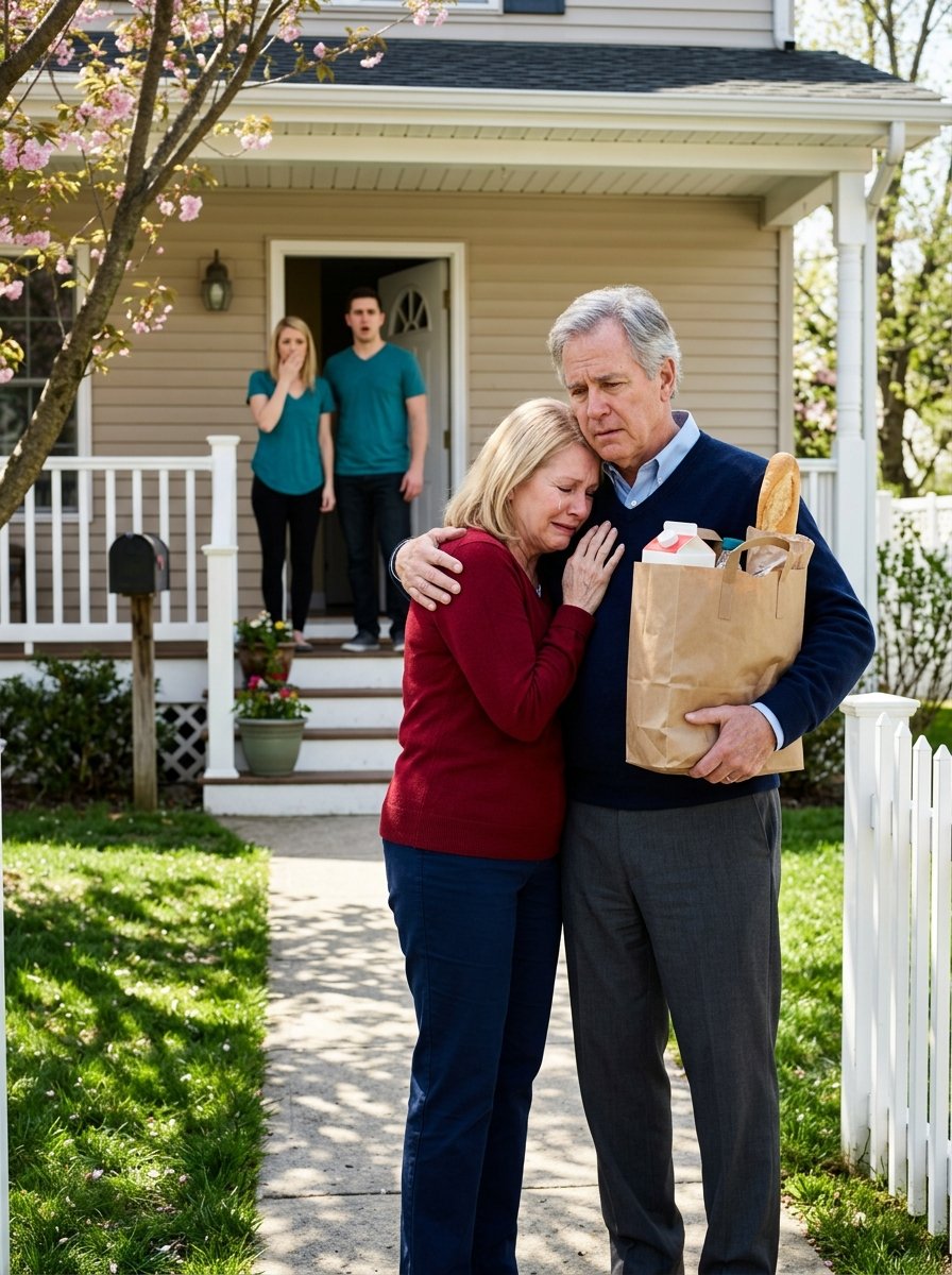 After 38 Years of Marriage, I Found My Wife Crying Outside Our Locked Home.